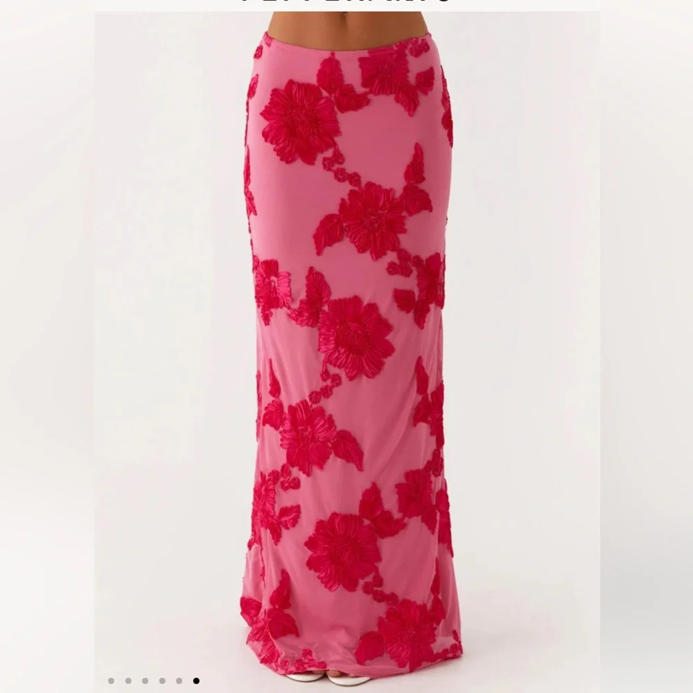 Peppermayo Radiate Maxi Skirt - Pink NWT - Picture 2 of 5